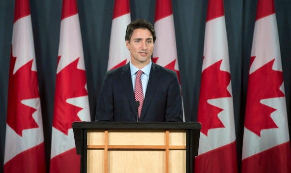 Canadian Prime Minister Liberal Justin Trudeau
